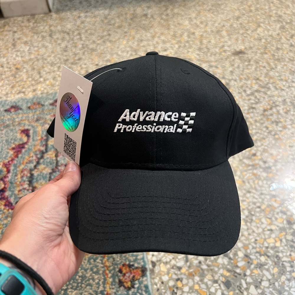 Advance Professional Black Cap